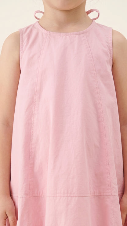 Paneled Trapeze Bubble Dress