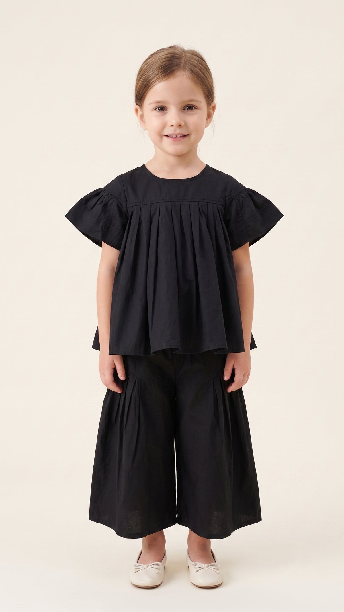 Pleated Empire Yoke Top