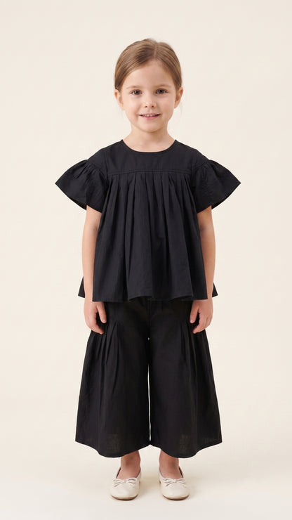 Pleated Empire Yoke Top