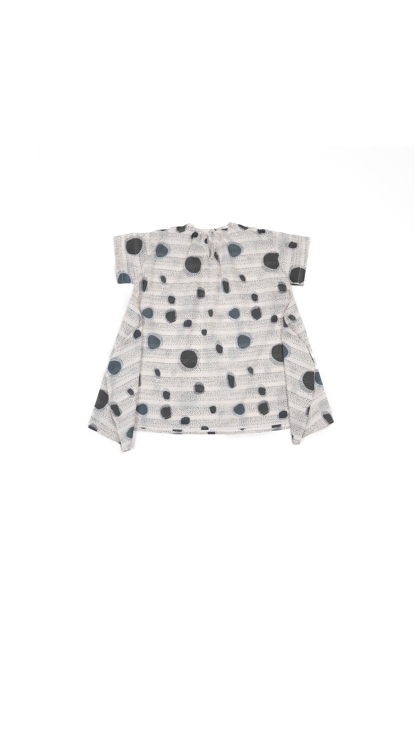 Abstract Print Hanky-Hem Top