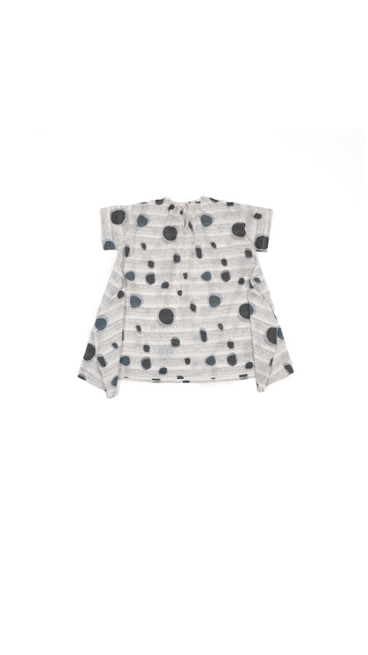 Abstract Print Hanky-Hem Top