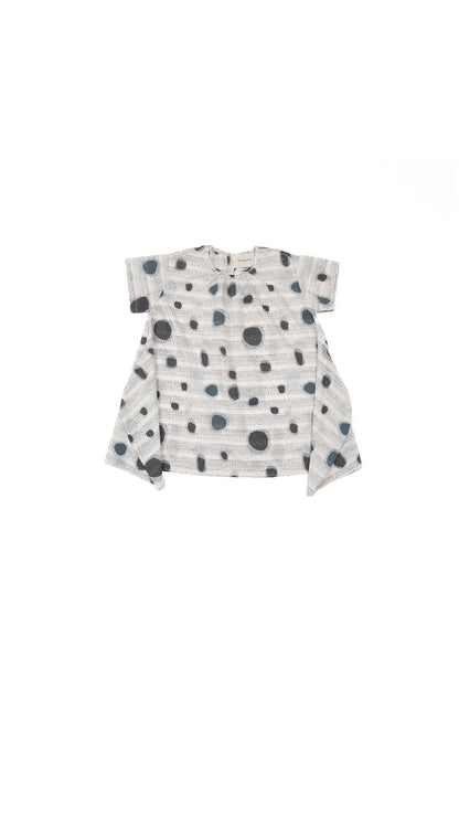 Abstract Print Hanky-Hem Top