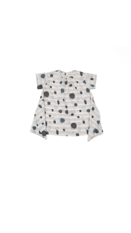 Abstract Print Hanky-Hem Top