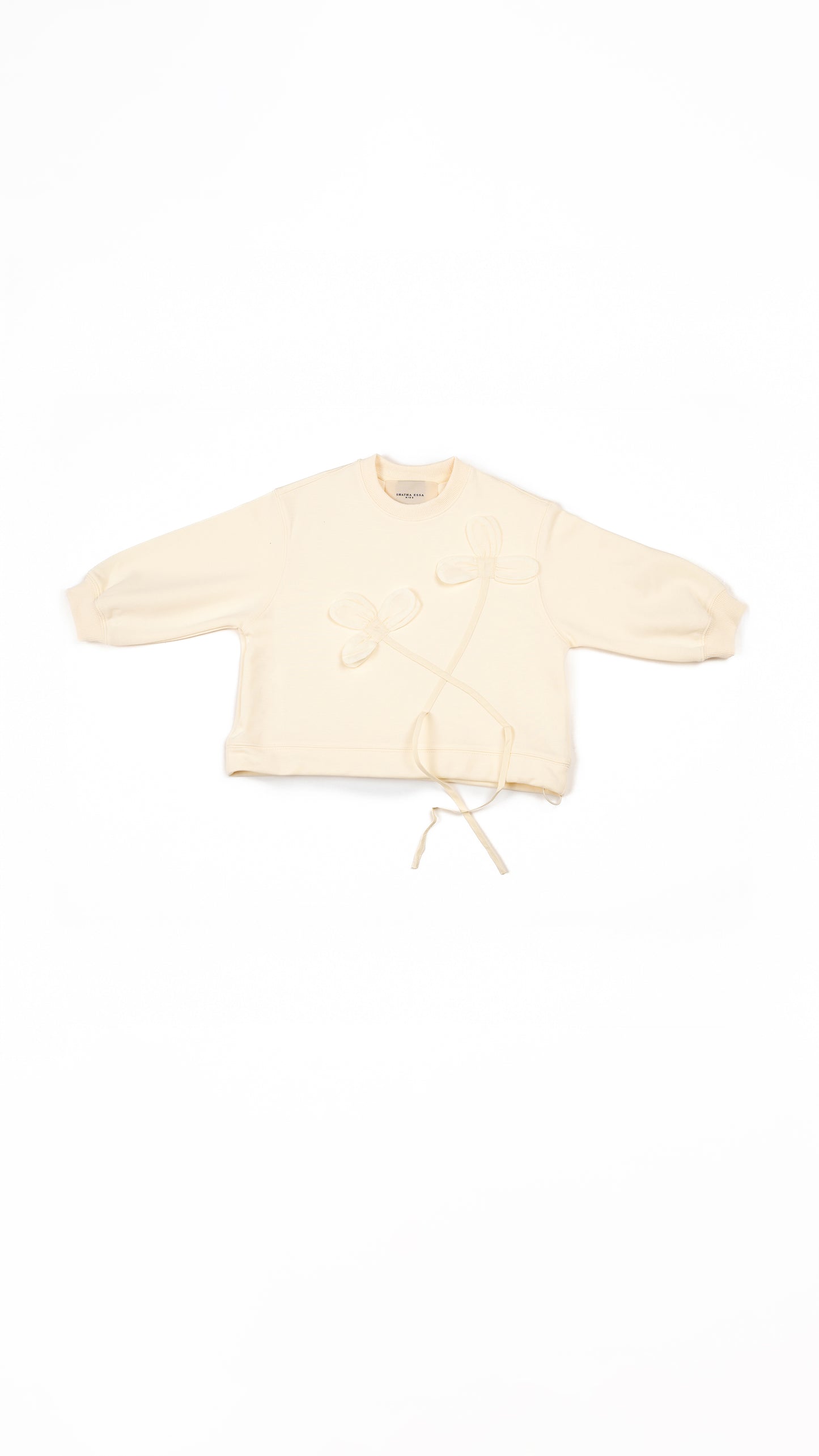 Flower Applique Sweatshirt
