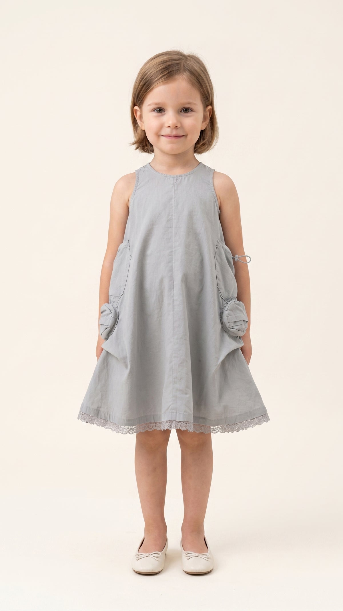 Multi-Pocket Trapeze Dress