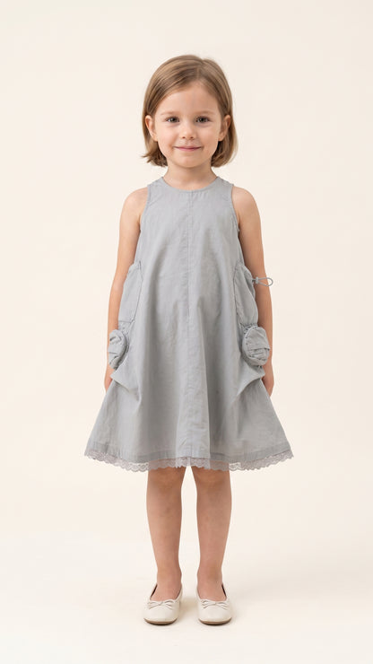Multi-Pocket Trapeze Dress
