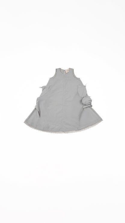 Multi-Pocket Trapeze Dress