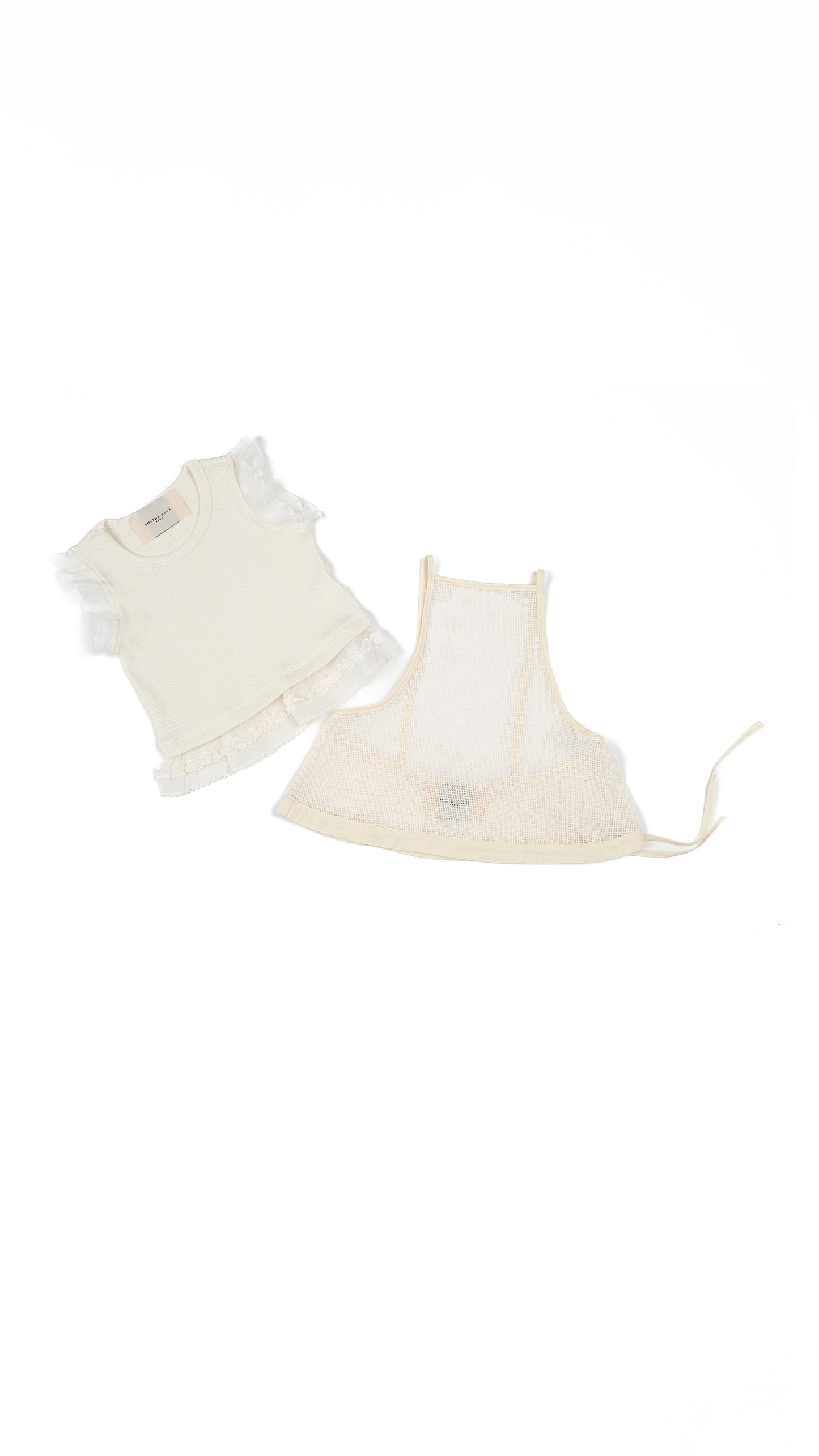 Mesh Halter Layering Top & Tank Top Set