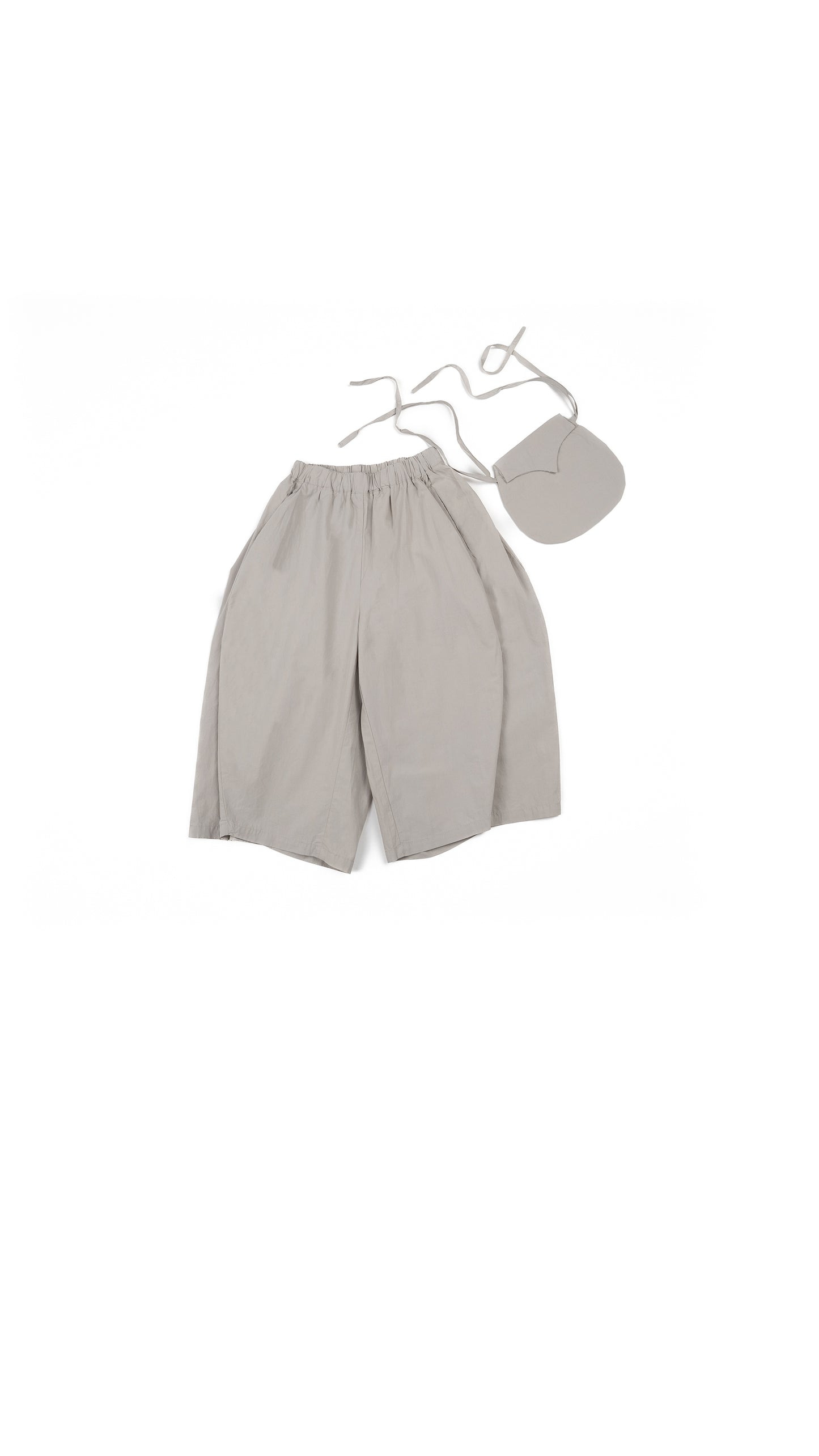Wide-Leg Culottes & Crossbody Pouch Set