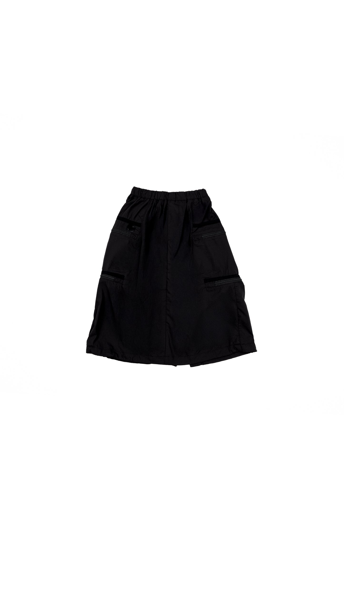 Cargo Multi-Pocket Column Skirt