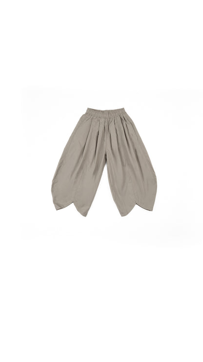 Paneled Petal-Hem Balloon Culottes