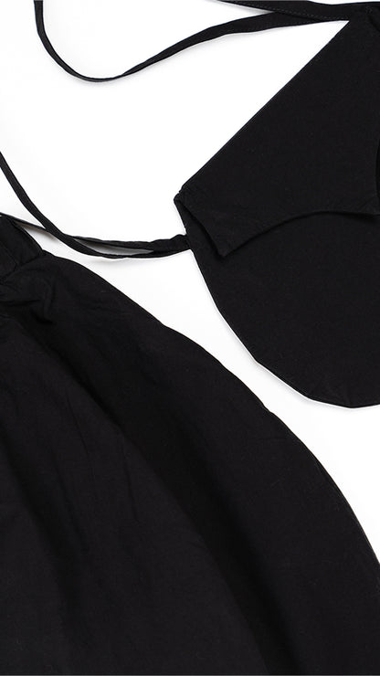 Wide-Leg Culottes & Crossbody Pouch Set