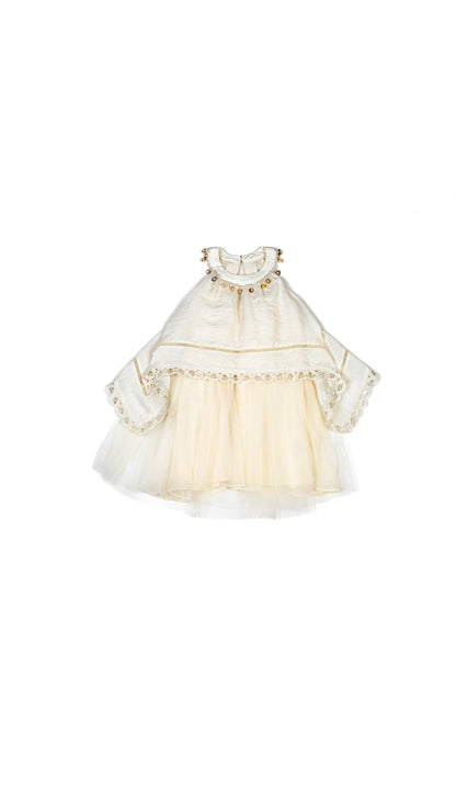 Shells N' Pearls Hanky Hem Layered Dress
