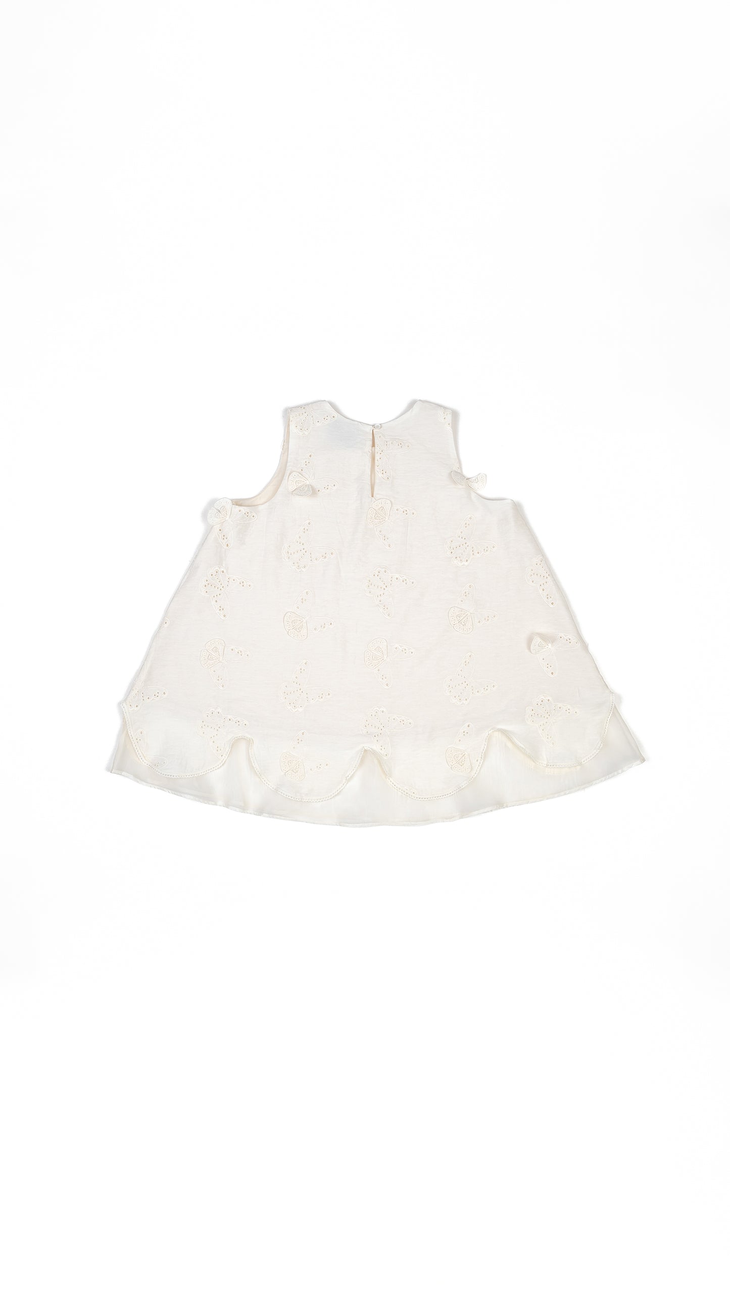 Butterfly Lace Applique Layered Top