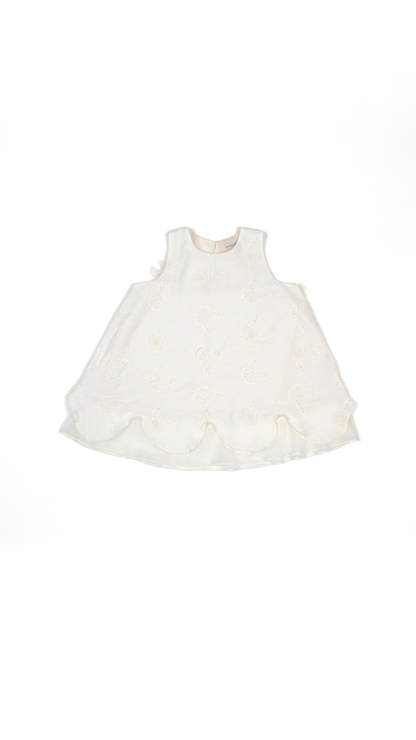 Butterfly Lace Applique Layered Top