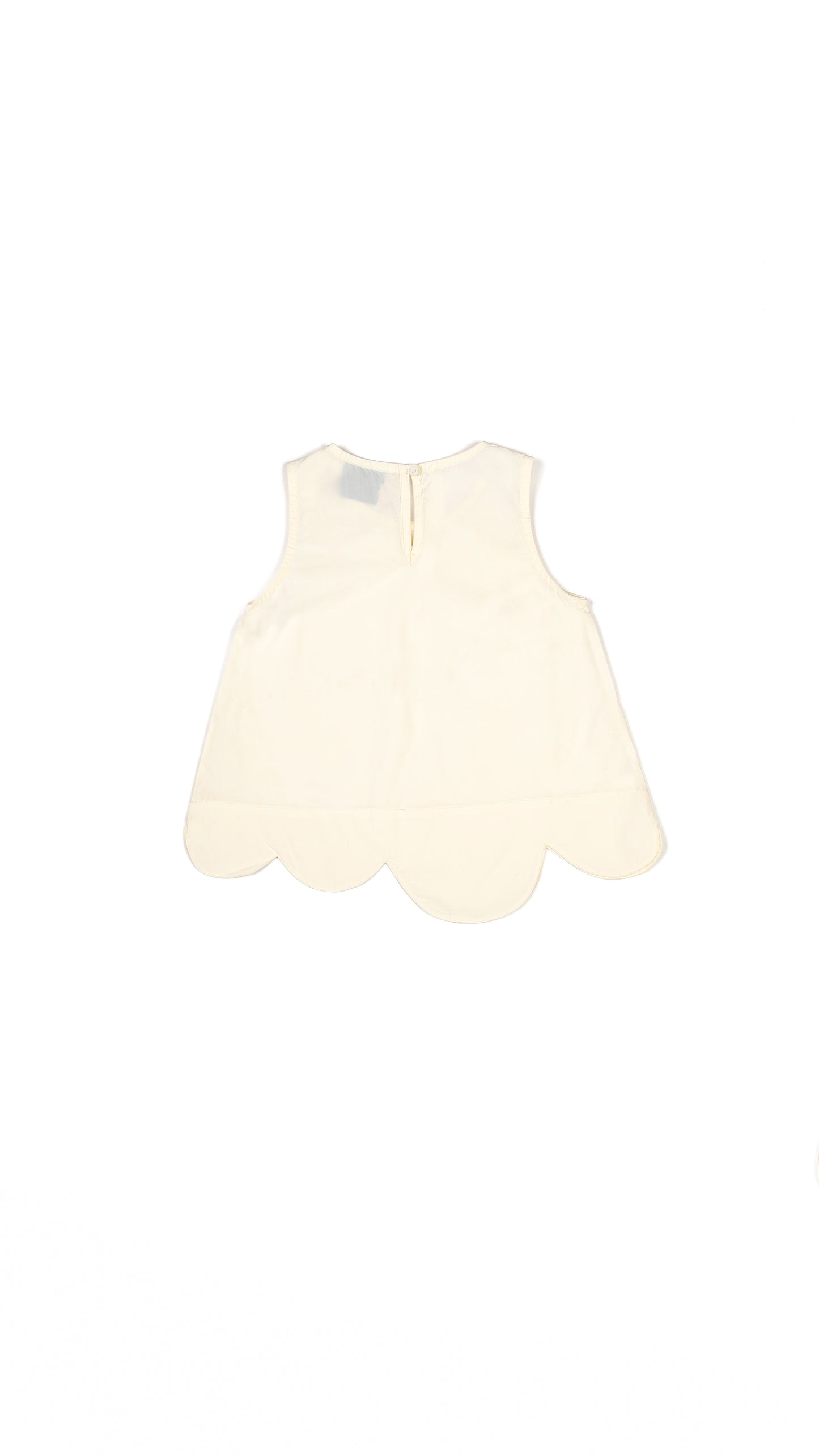 Scallop Hem Trapeze Top