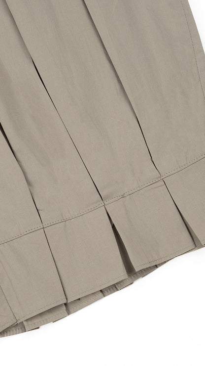 Box Pleated Barrel Pants