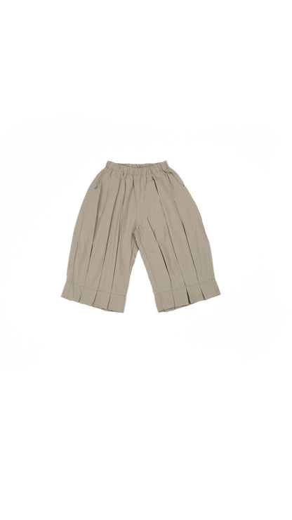 Box Pleated Barrel Pants