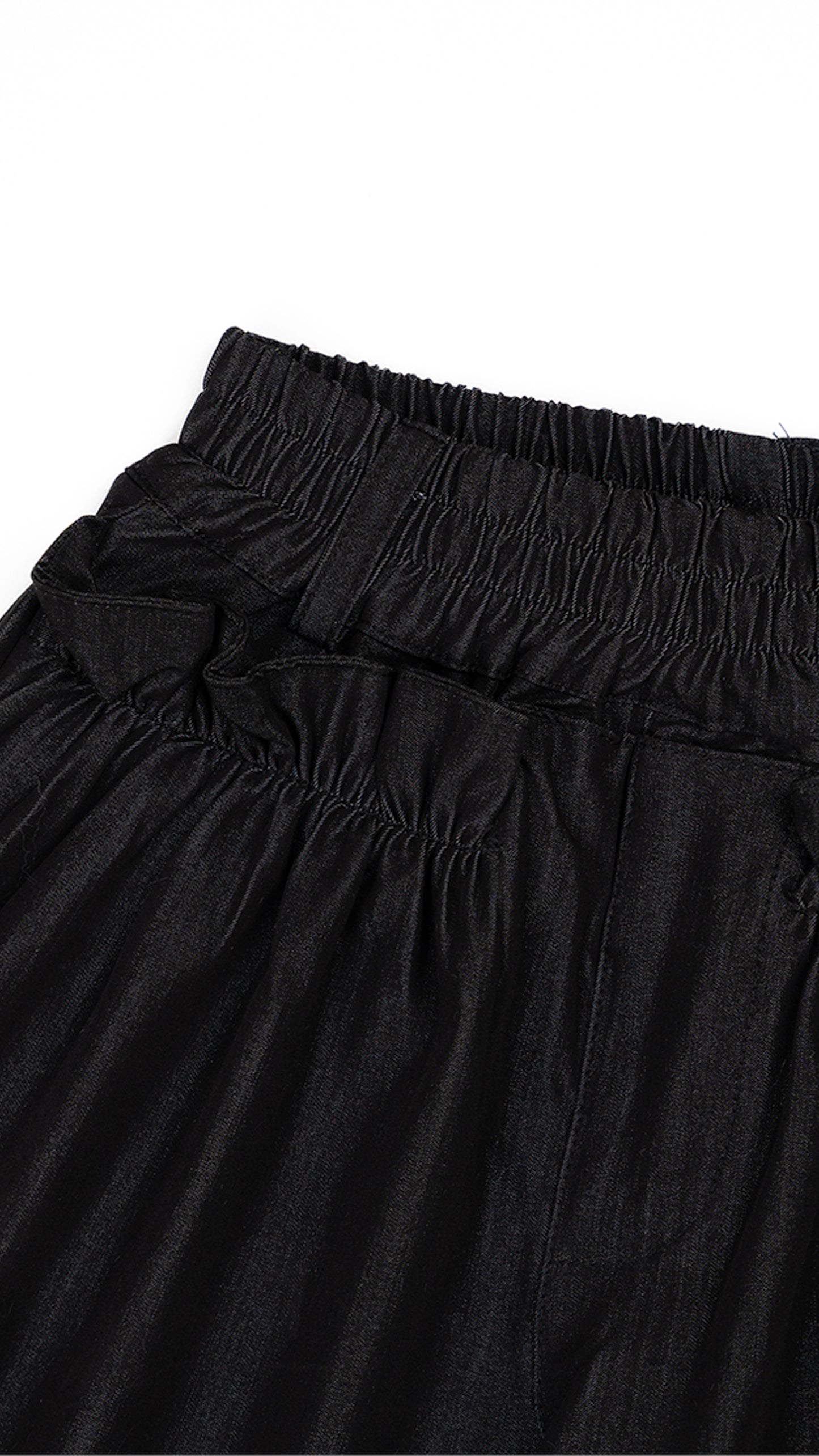 Ruffle Pockets Wide Leg Pants