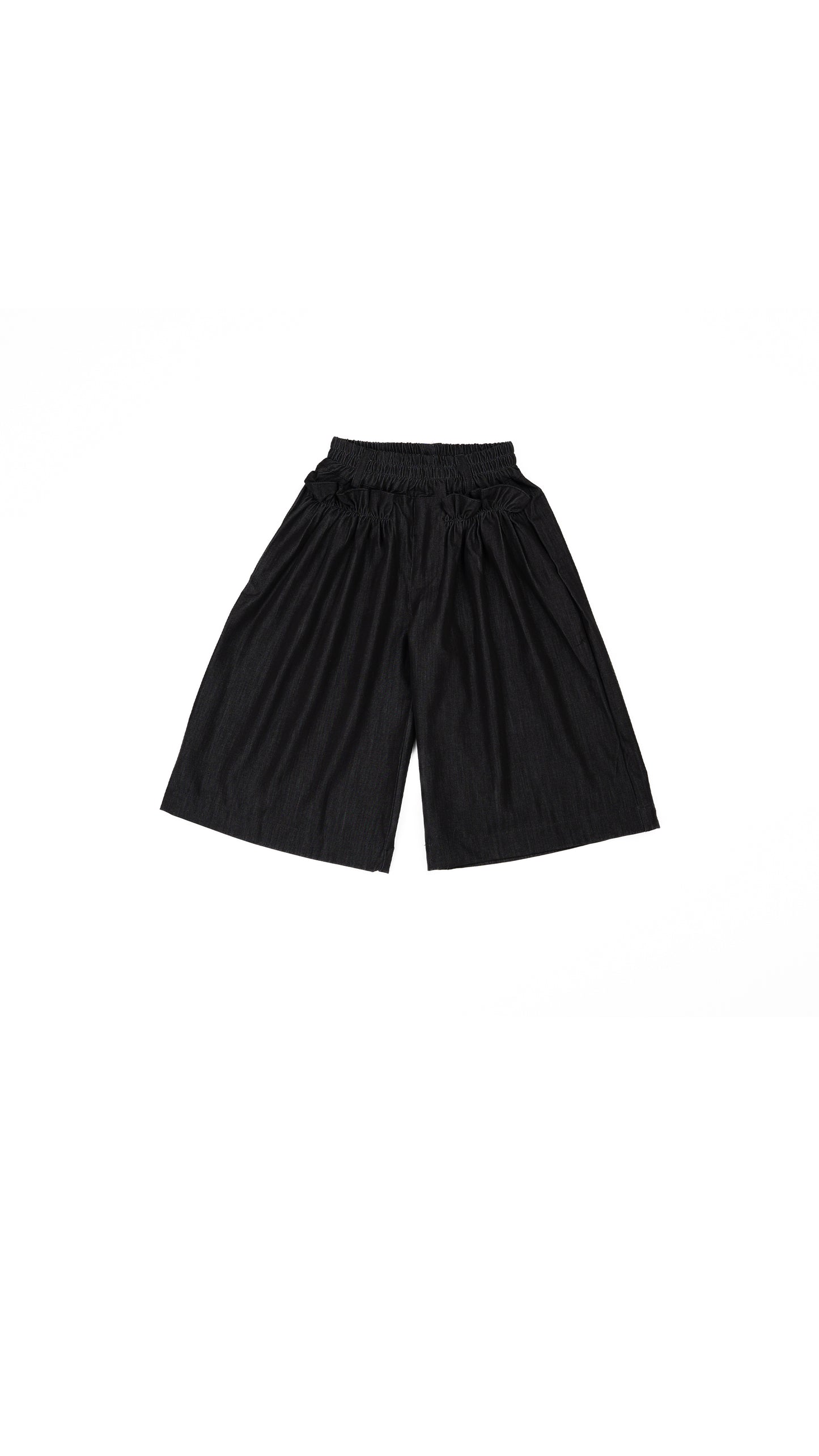 Ruffle Pockets Wide Leg Pants