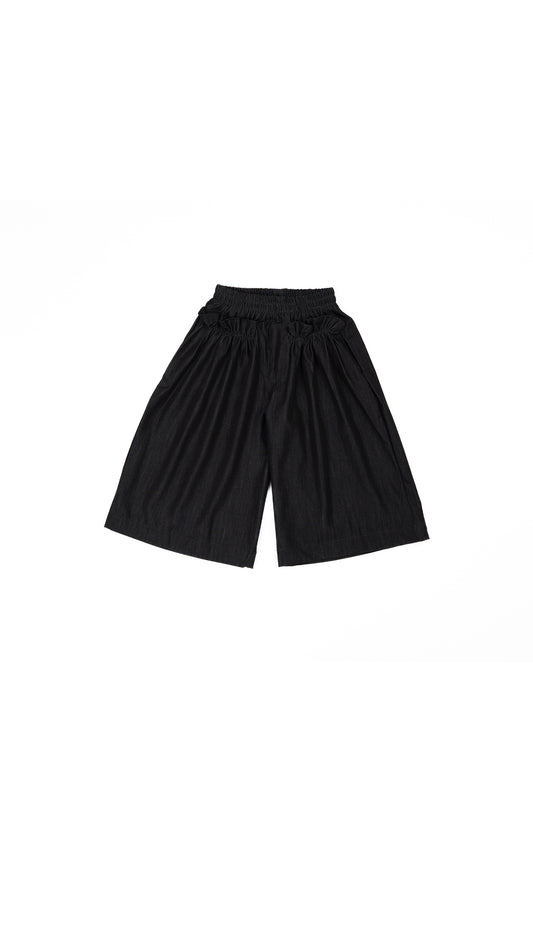 Ruffle Pockets Wide Leg Pants