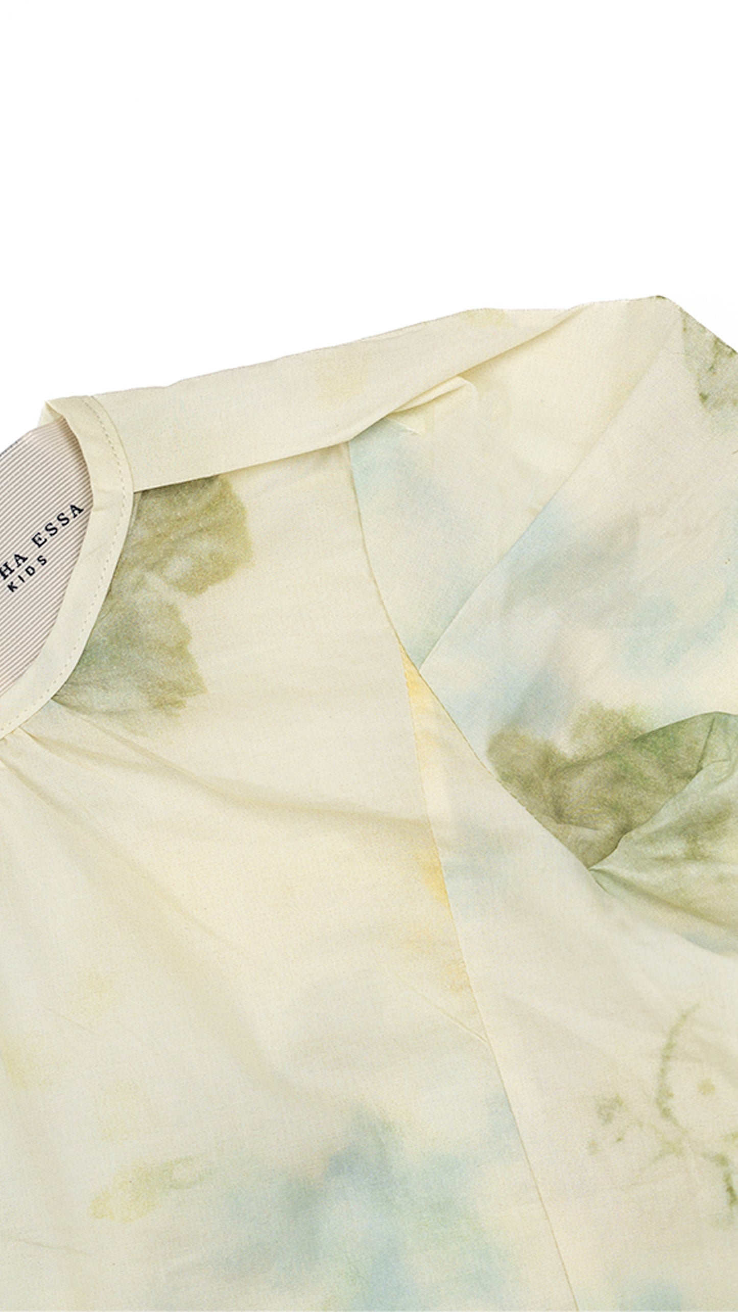 Botanical Print Puff Sleeve Top
