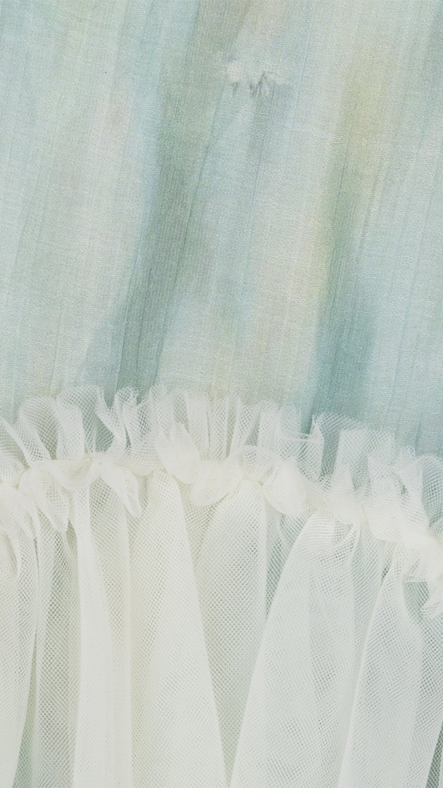 Tulle Godet Detail Trapeze Top