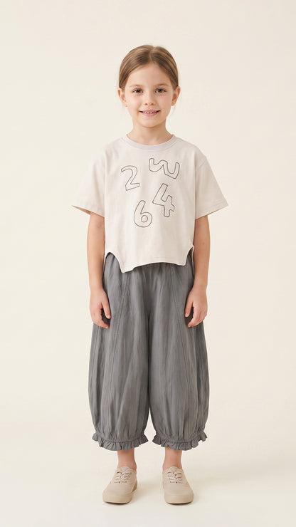 Cutaway-Hem Detail High Low Tee