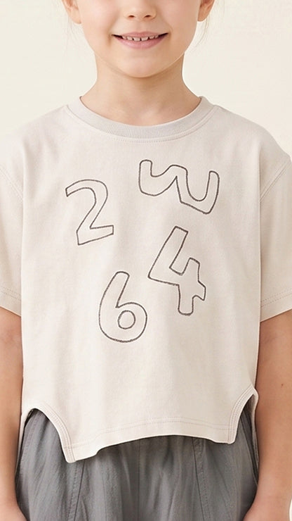 Cutaway-Hem Detail High Low Tee