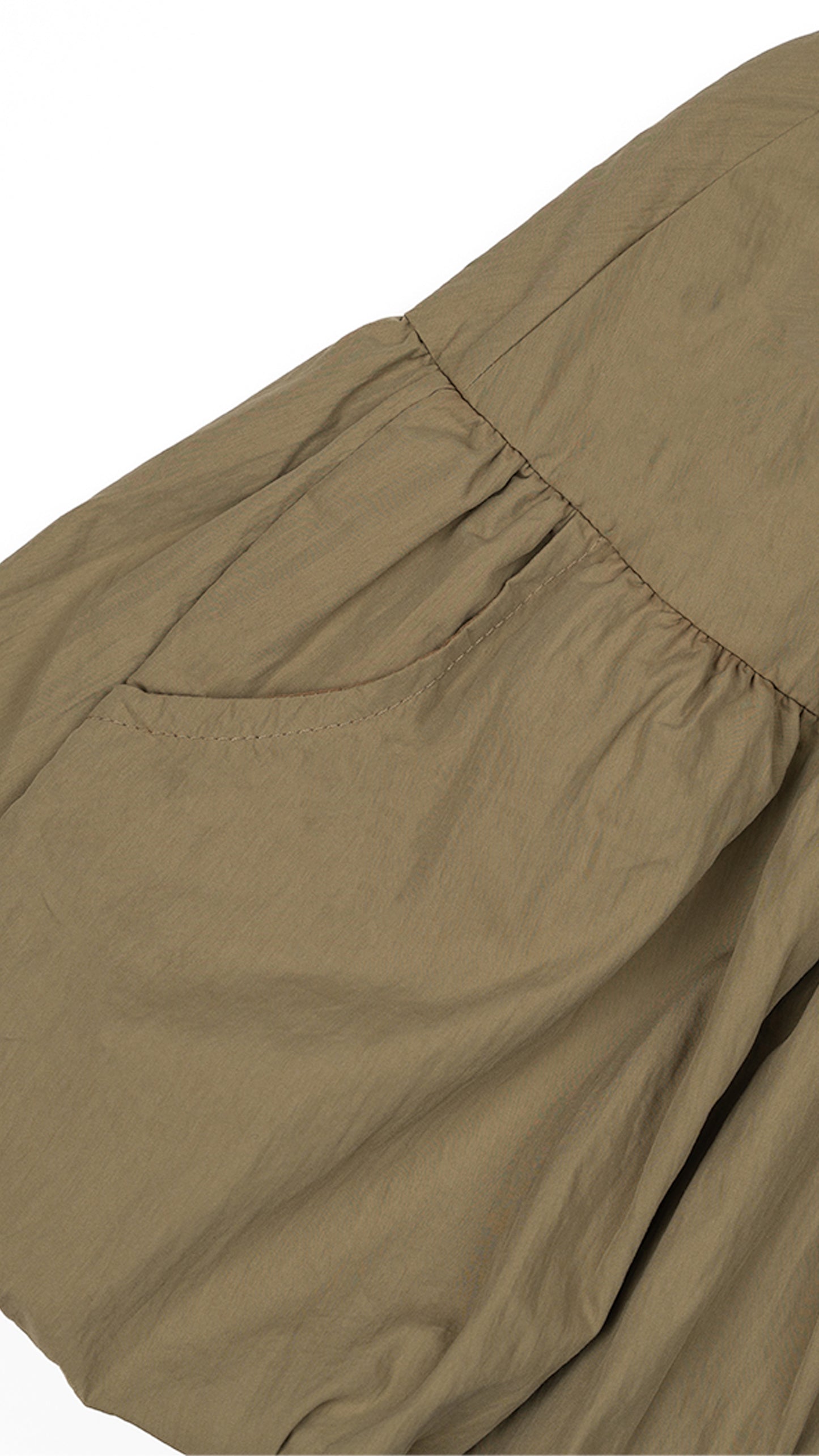 Tiered Bubble Hem Shorts