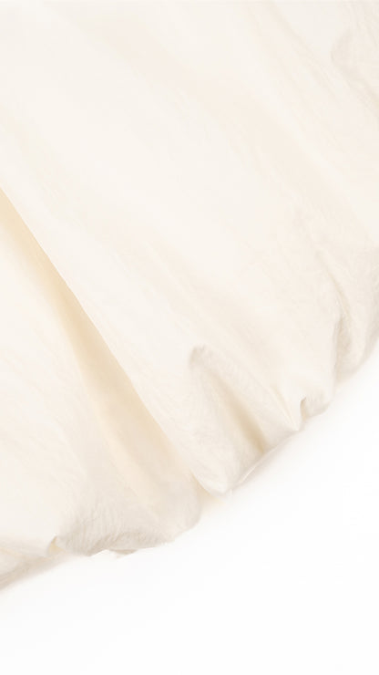 Pleated Bubble Hem Culottes