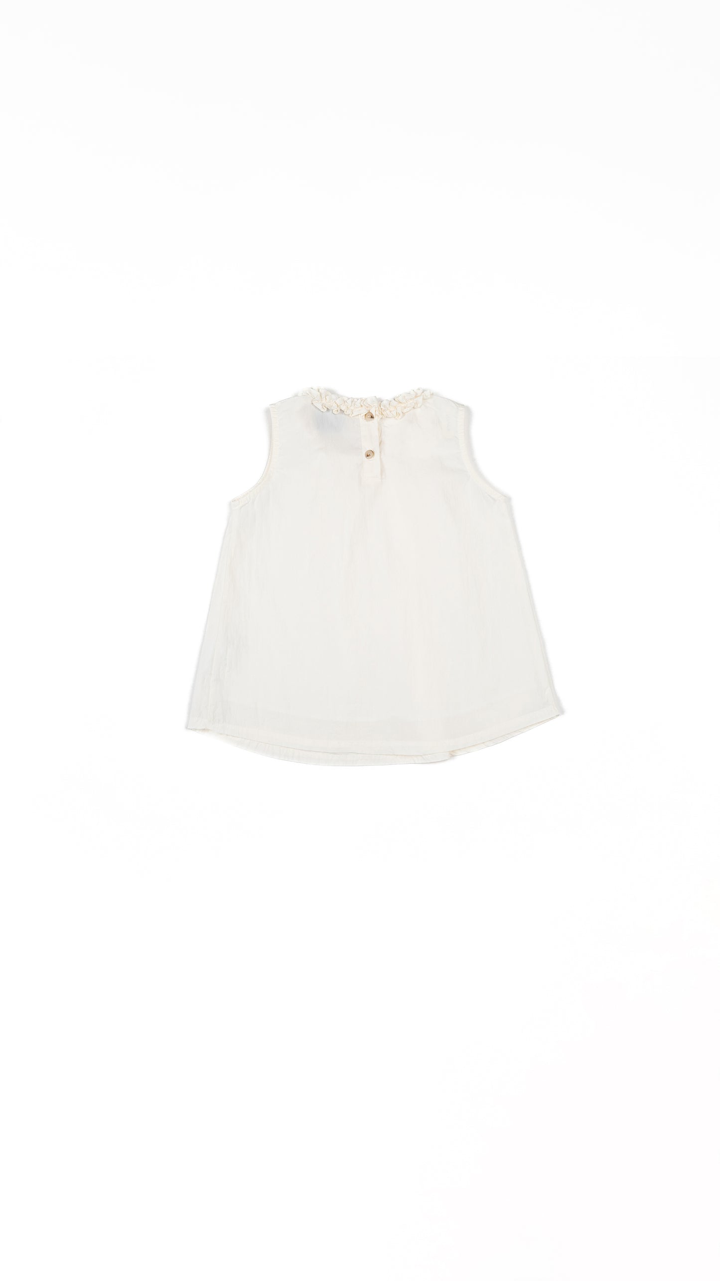 Ruffle Neck Trapeze Top