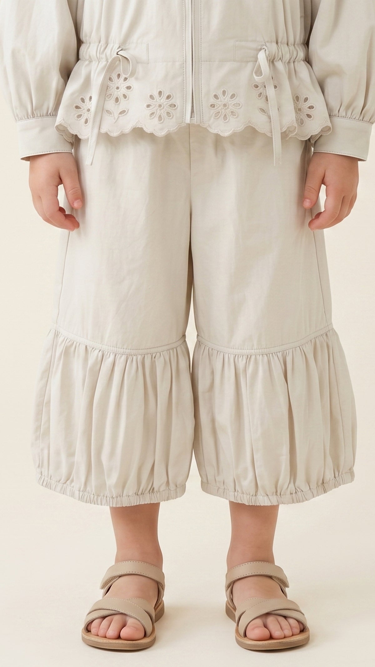 Tiered Balloon Hem Culottes