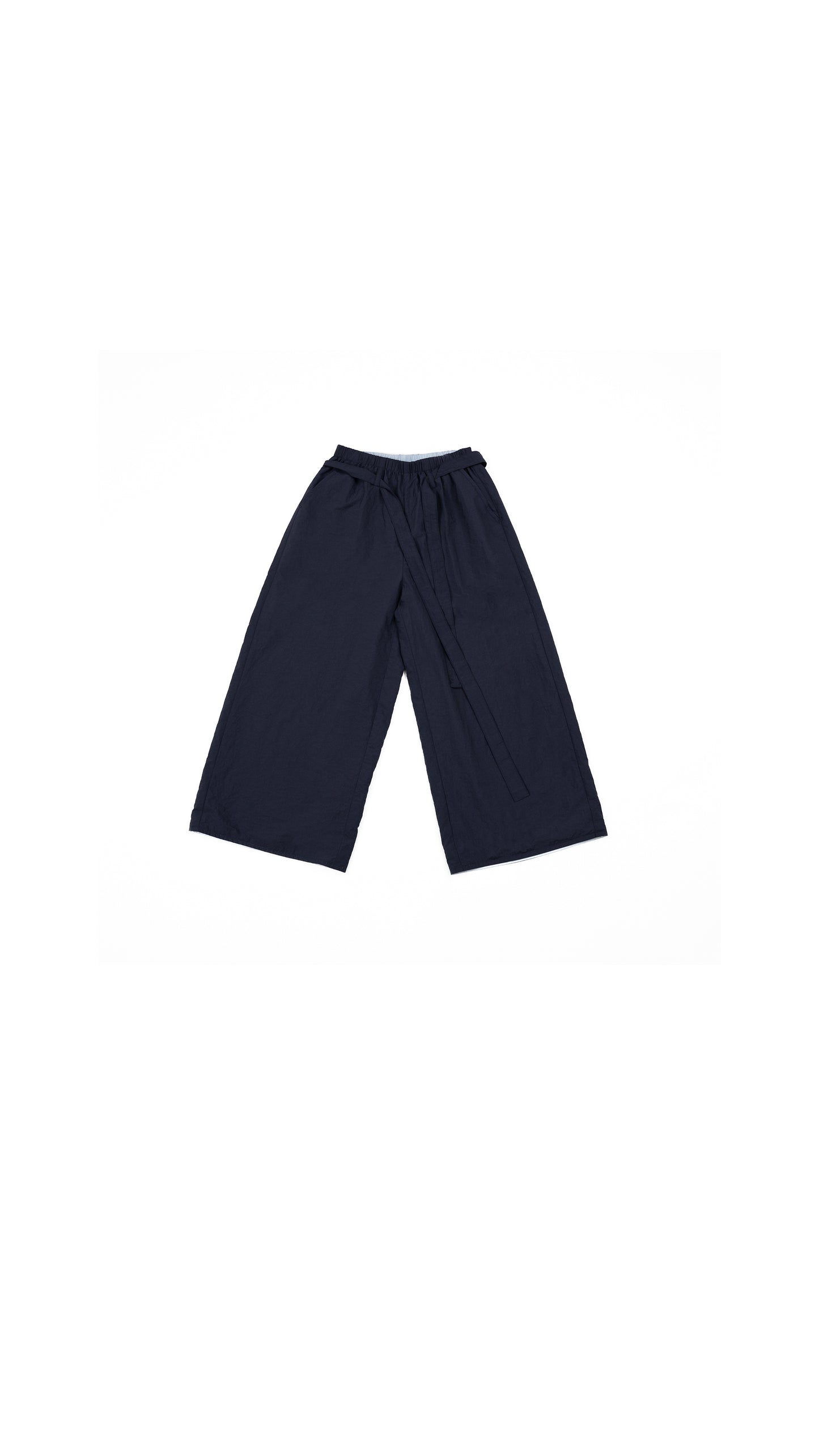 Tie-Waist Wide Leg Culottes