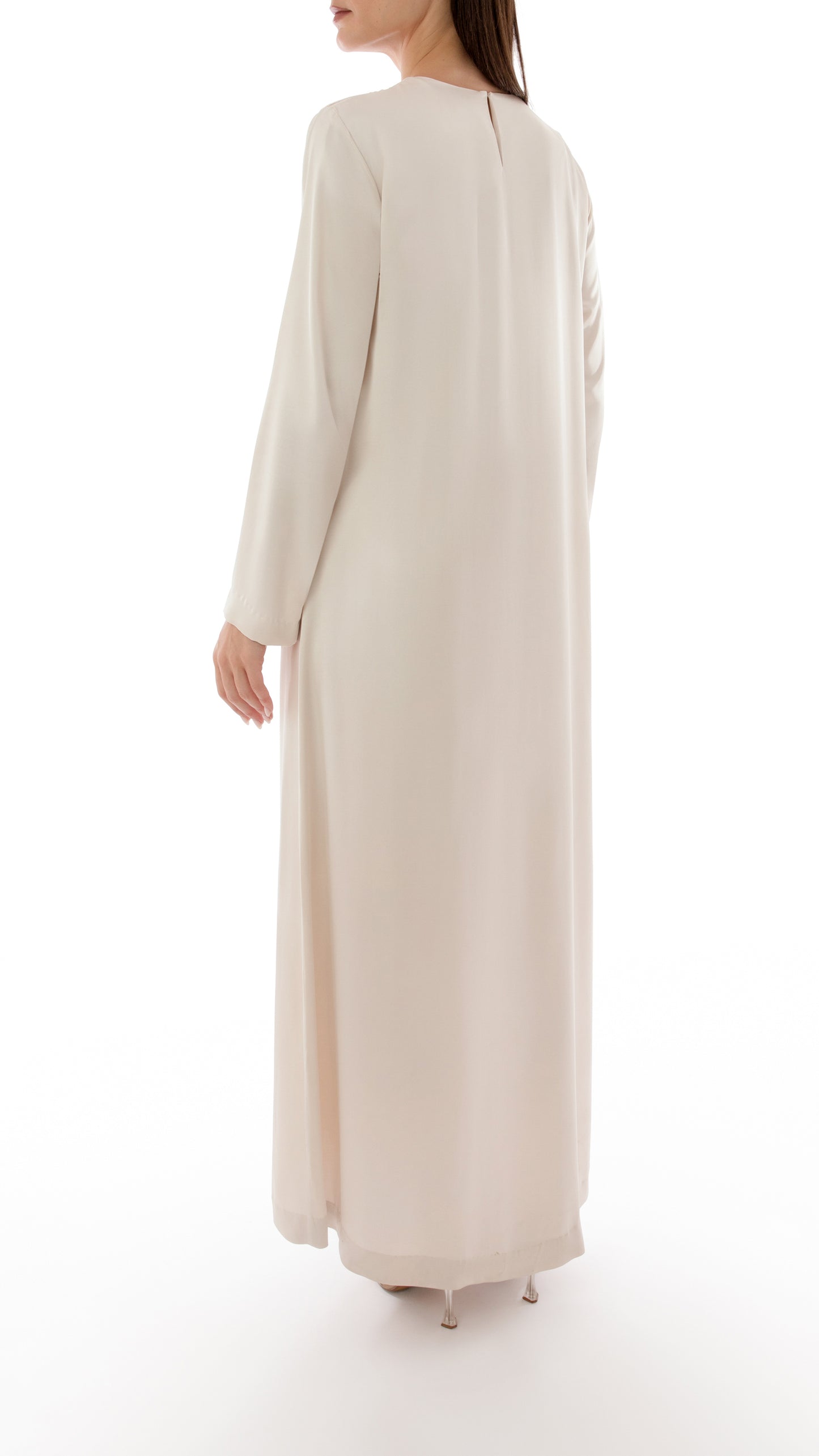 Embellished Neck Detail Dress