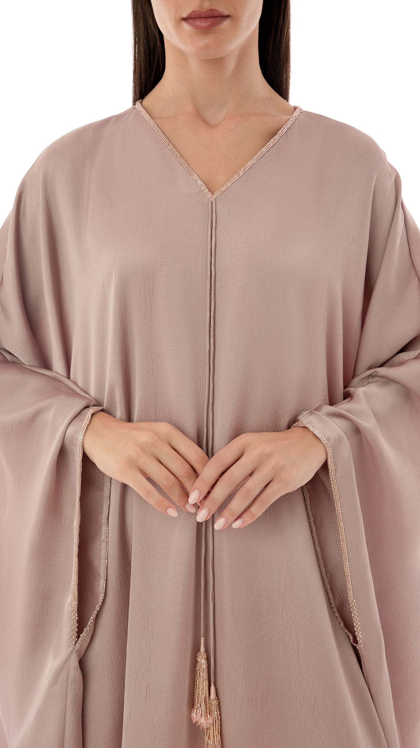 Tassel Detail Embellished Caftan