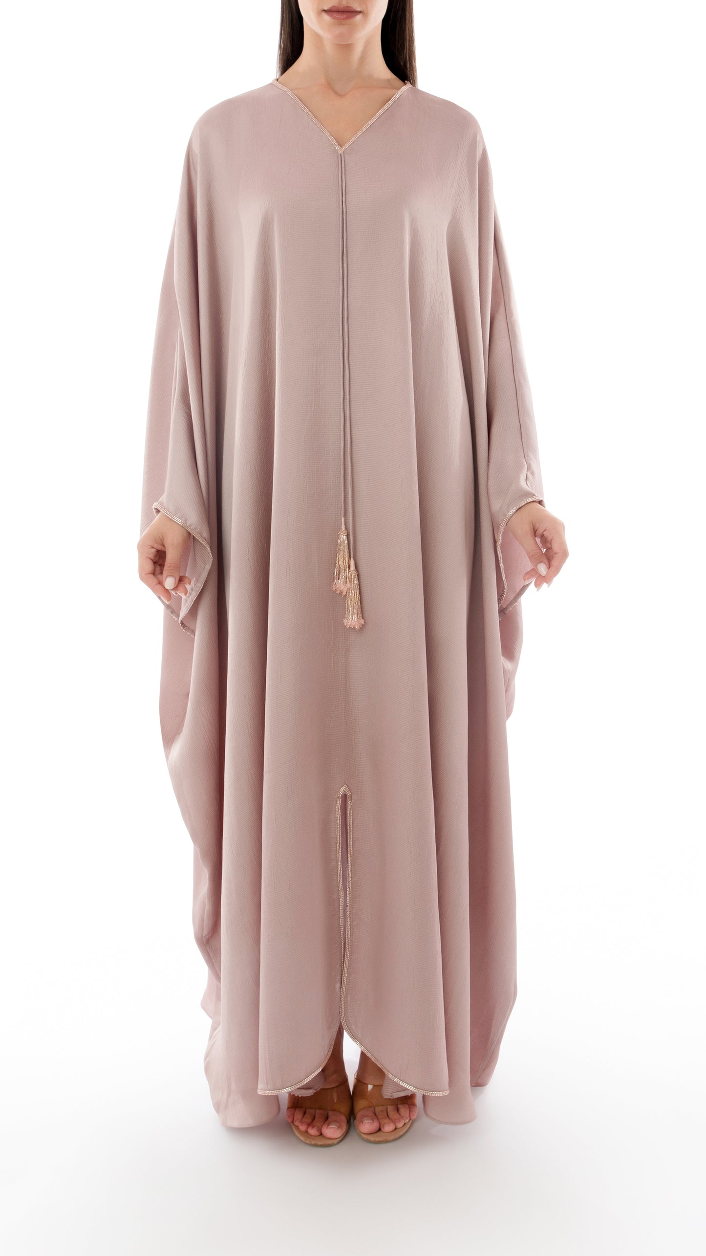 Tassel Detail Embellished Caftan